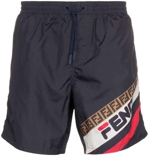 fendi jogging shorts fila